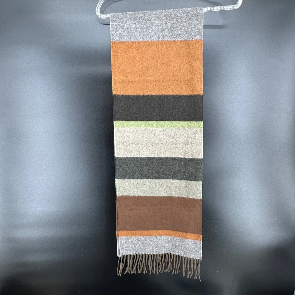 GRAPHIC BLOCK CASHMINK SCARF NWOT v Fraas‎
